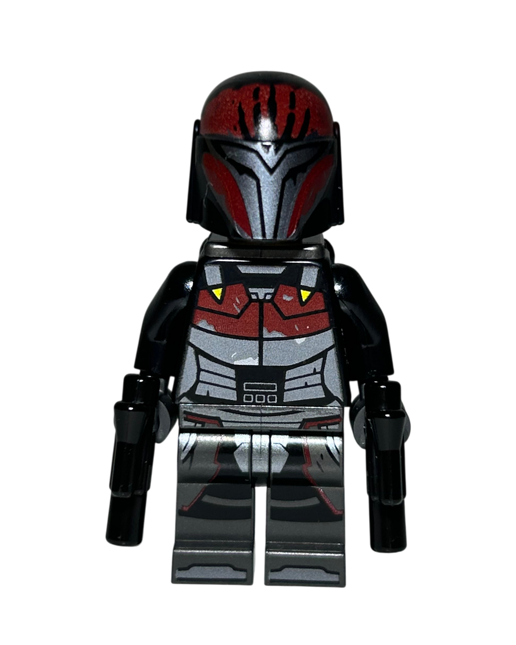 Mandalorian Super Commando Weiblich SW1487 LEGO Star Wars Minifigur Vorderansicht brick2d2