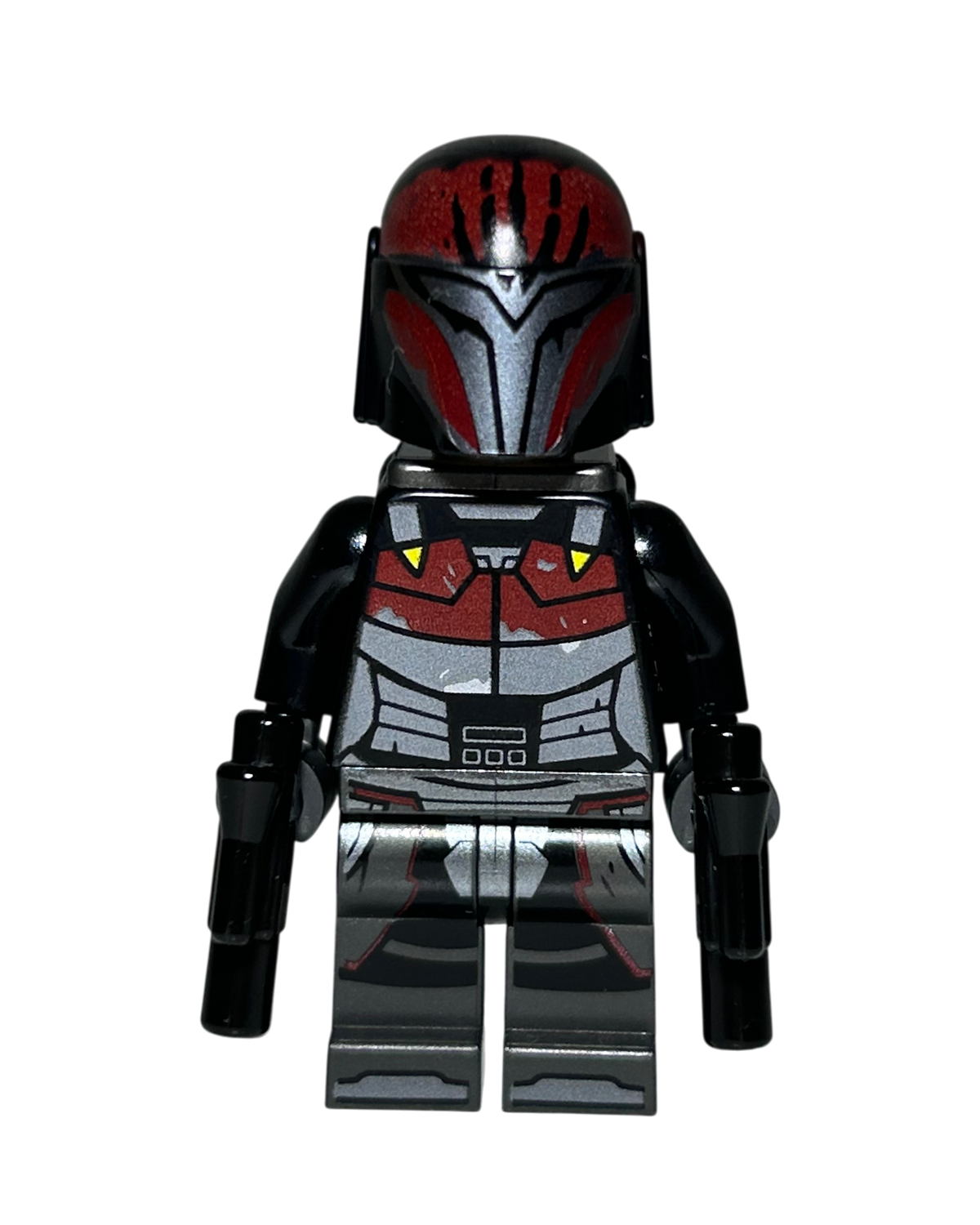 Mandalorian Super Commando Weiblich SW1487 LEGO Star Wars Minifigur Vorderansicht brick2d2