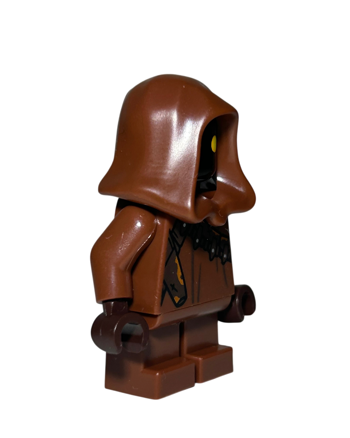 Jawa LEGO Star Wars Minifigur SW1492 braune Kapuze Seitenansicht links brick2d2