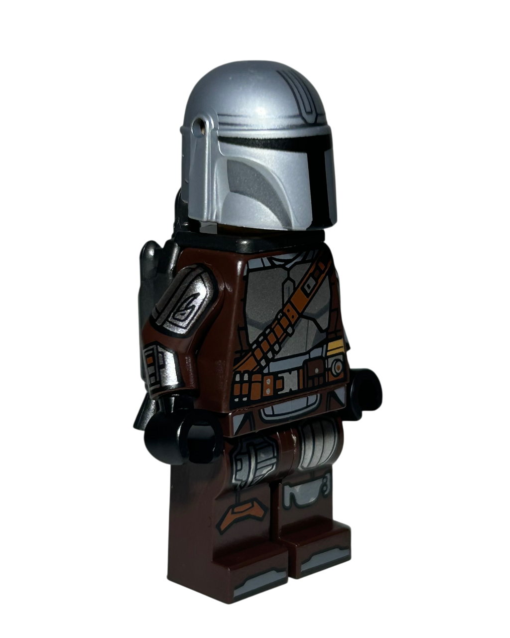 Din Djarin Mando SW1519 LEGO Star Wars Minifigur Seitenansicht links brick2d2