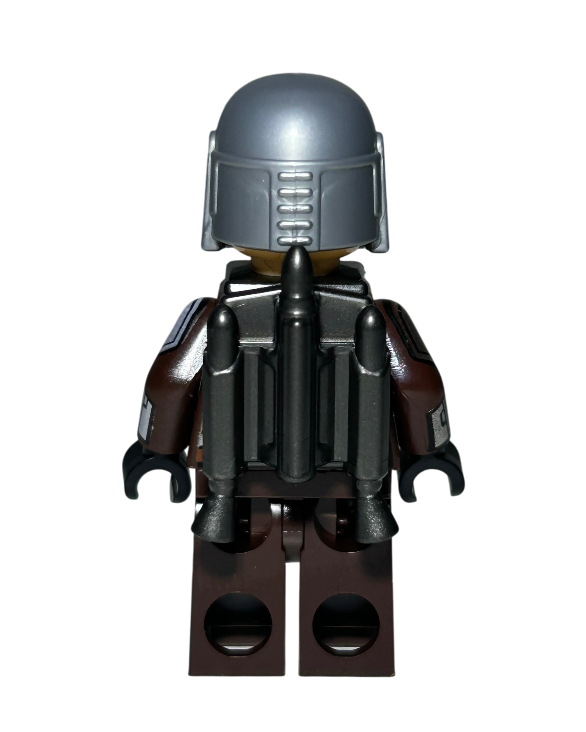 Din Djarin Mando SW1519 LEGO Star Wars Minifigur Rückansicht brick2d2
