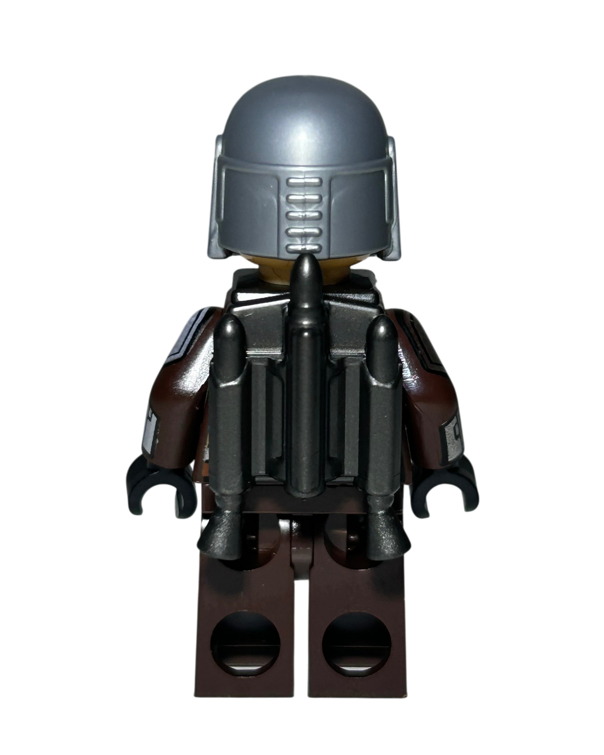 Din Djarin Mando SW1519 LEGO Star Wars Minifigur Rückansicht brick2d2