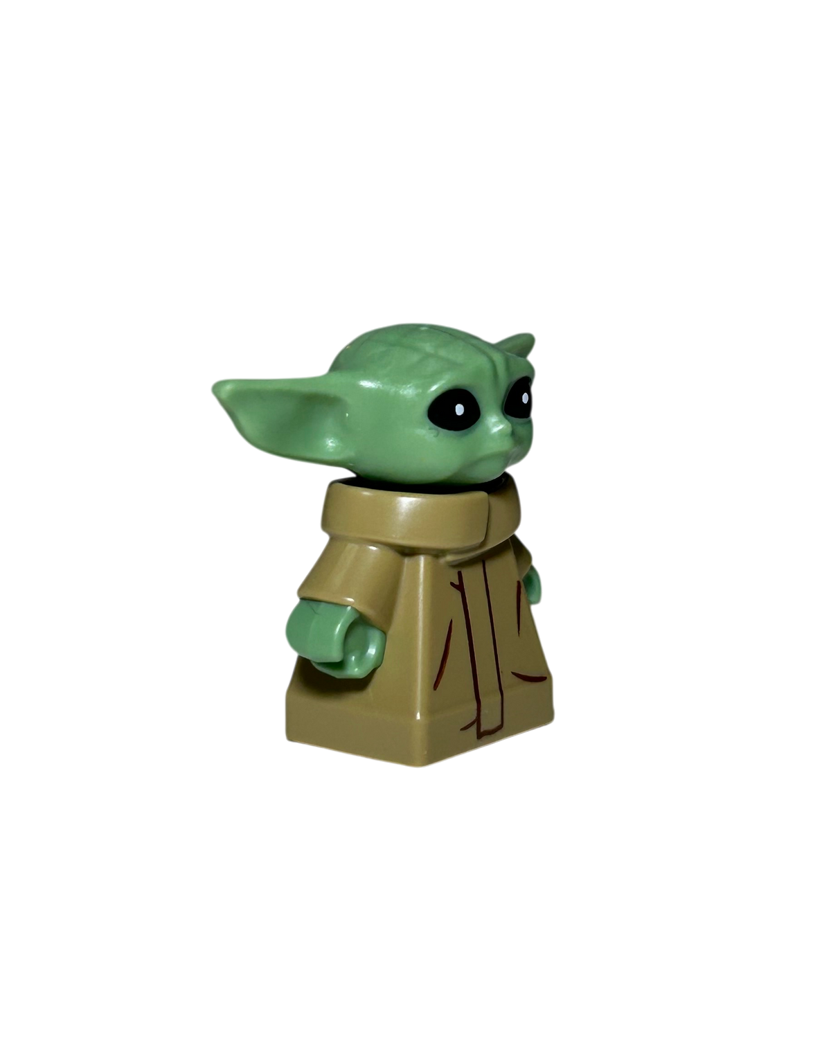 Grogu SW1520 Baby Yoda LEGO Star Wars Minifigur Seitenansicht links brick2d2