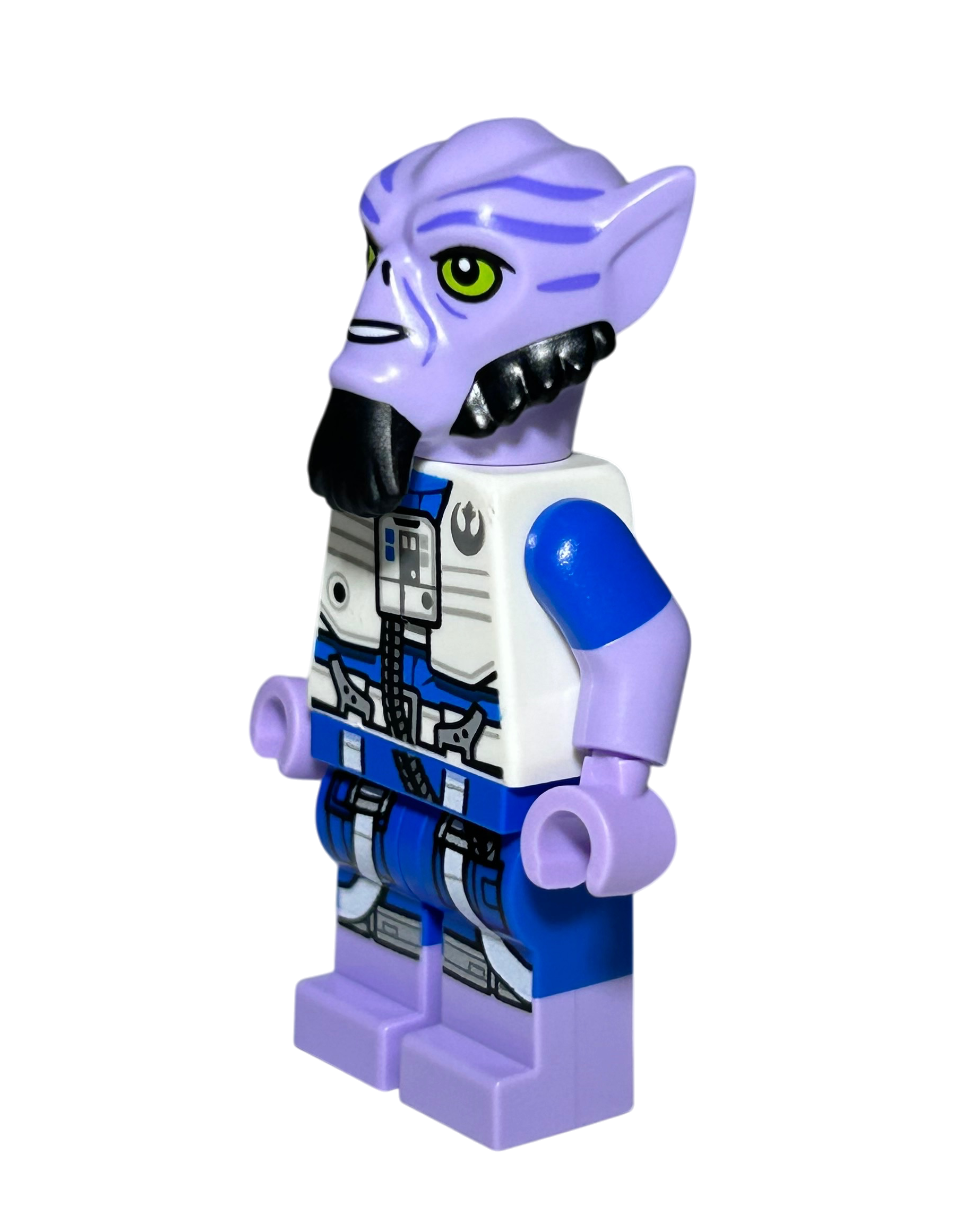 Garazeb Zeb Orrelios SW1527 LEGO Star Wars Minifigur Seitenansicht rechts brick2d2