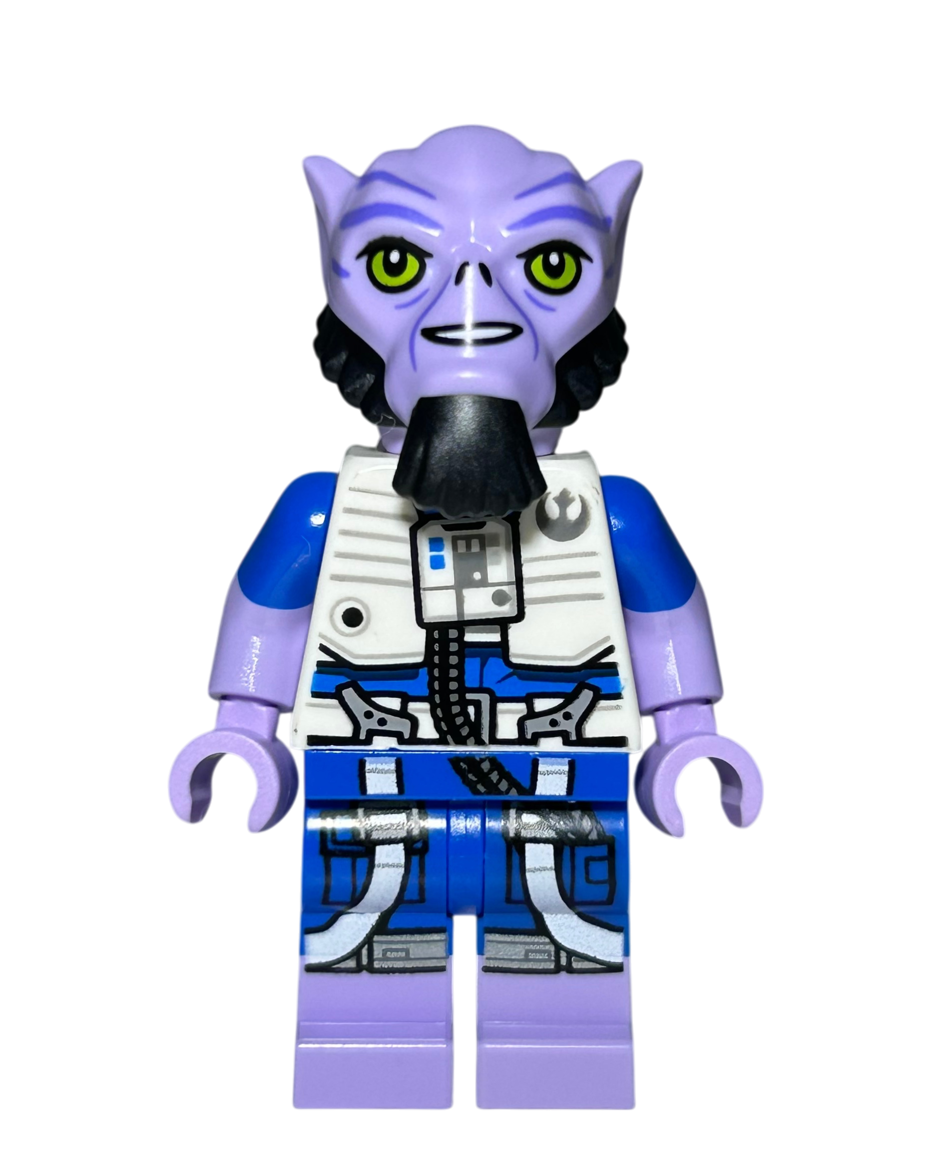 Garazeb Zeb Orrelios SW1527 LEGO Star Wars Minifigur Vorderansicht brick2d2