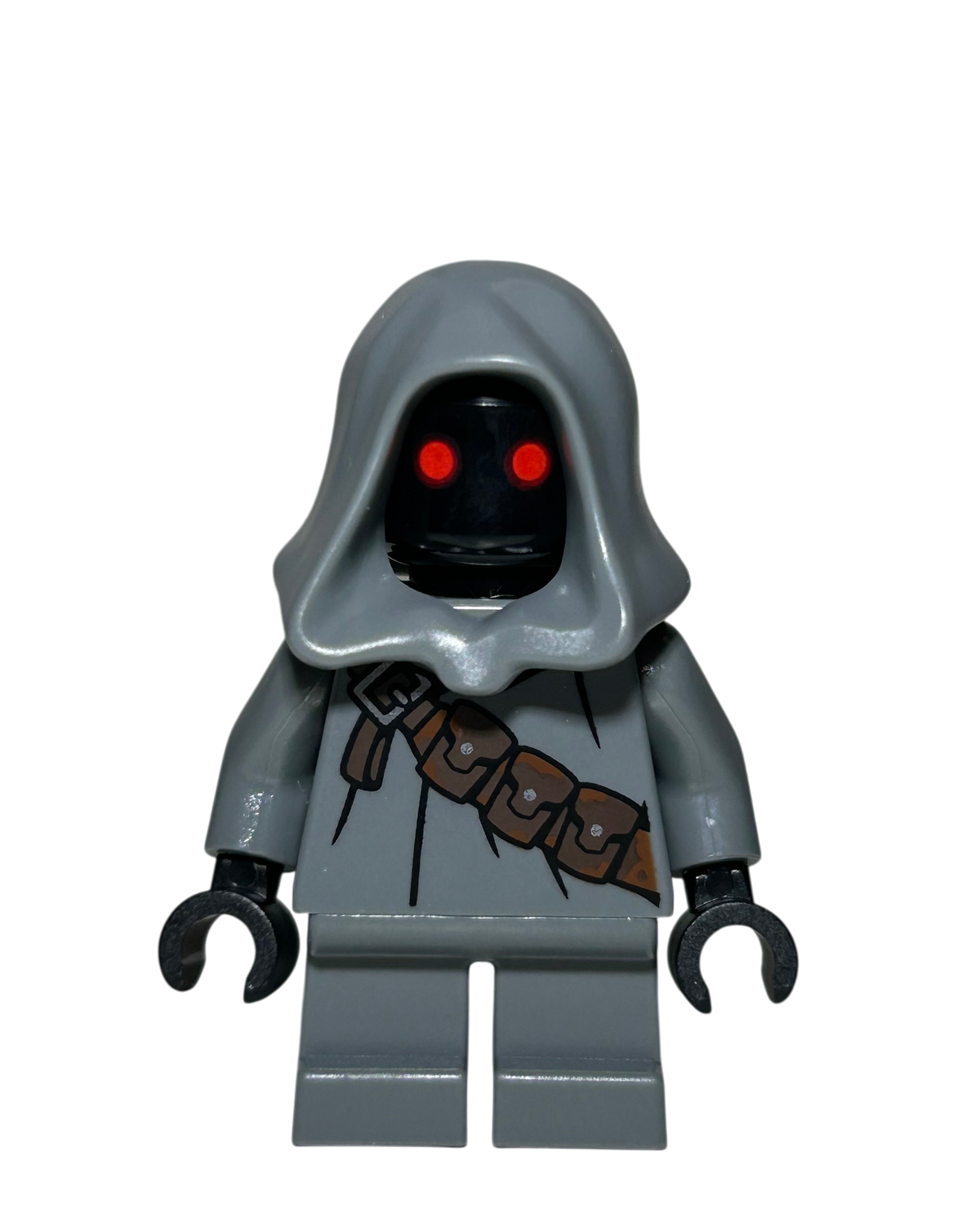 Jawa SW1540 LEGO Star Wars Minifigur grau Vorderansicht brick2d2