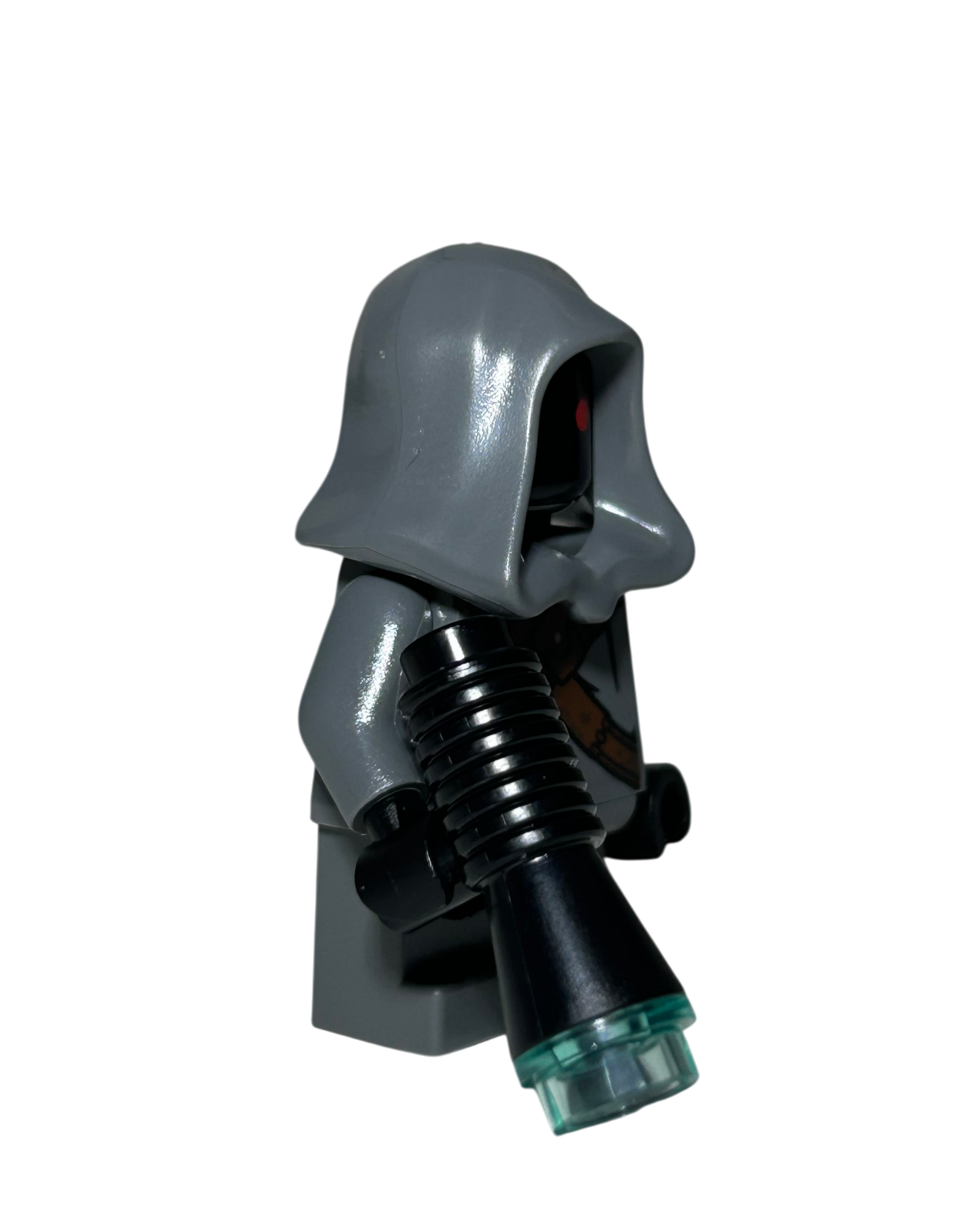 Jawa SW1542 LEGO Star Wars Minifigur grau mit Gurten Seitenansicht links brick2d2