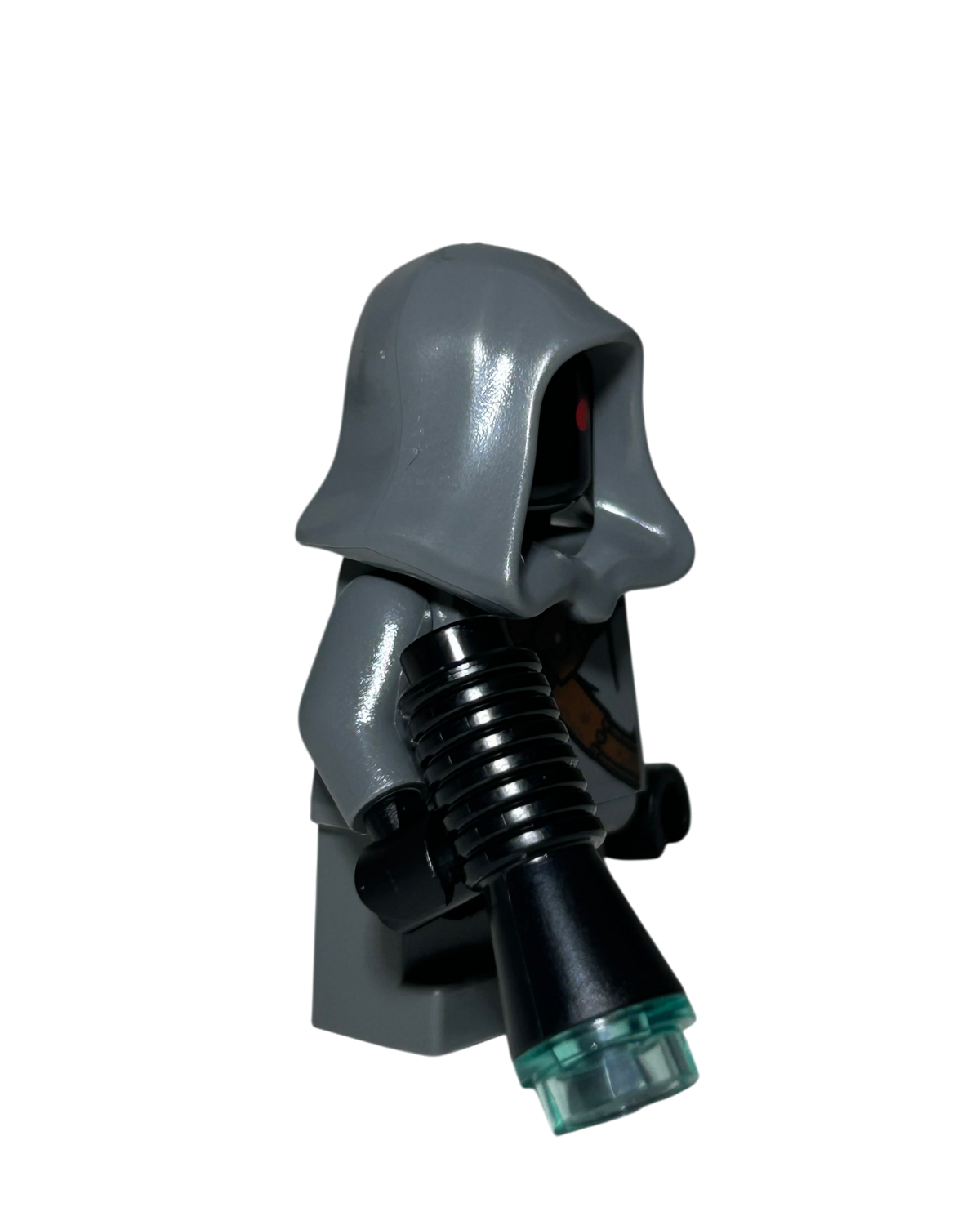 Jawa SW1542 LEGO Star Wars Minifigur grau mit Gurten Seitenansicht links brick2d2