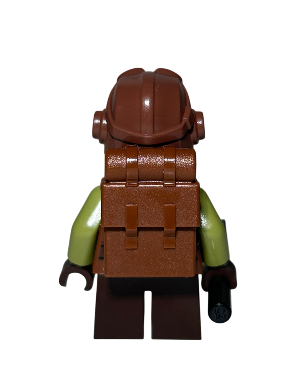 Kuiil SW1543 LEGO Star Wars Minifigur mit Rucksack Rückansicht brick2d2