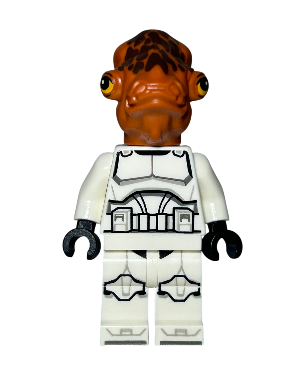 LEGO Star Wars Minifigur Admiral Ackbar Trooper Outfit SW1378 Vorderansicht – Brick2D2