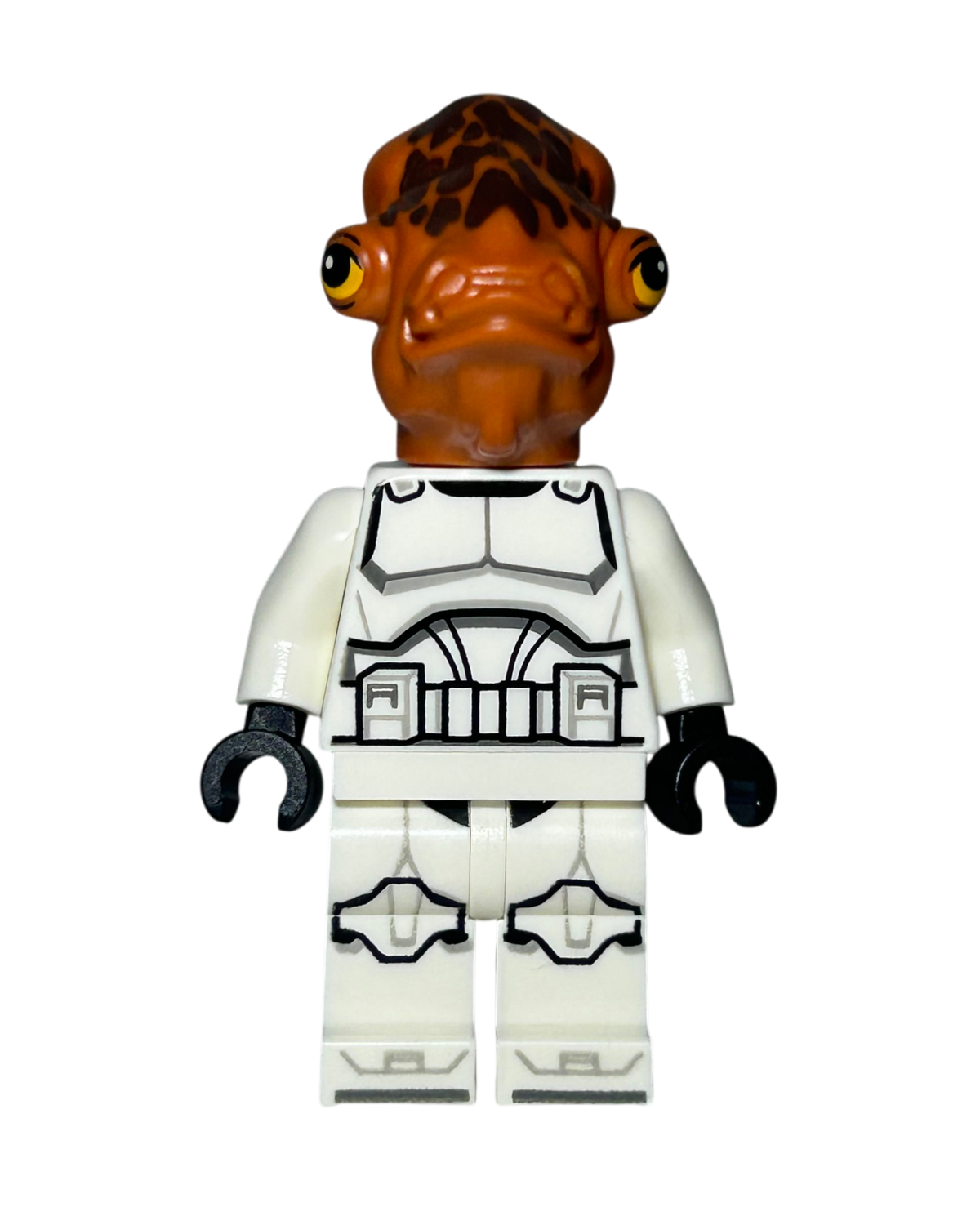 LEGO Star Wars Minifigur Admiral Ackbar Trooper Outfit SW1378 Vorderansicht – Brick2D2