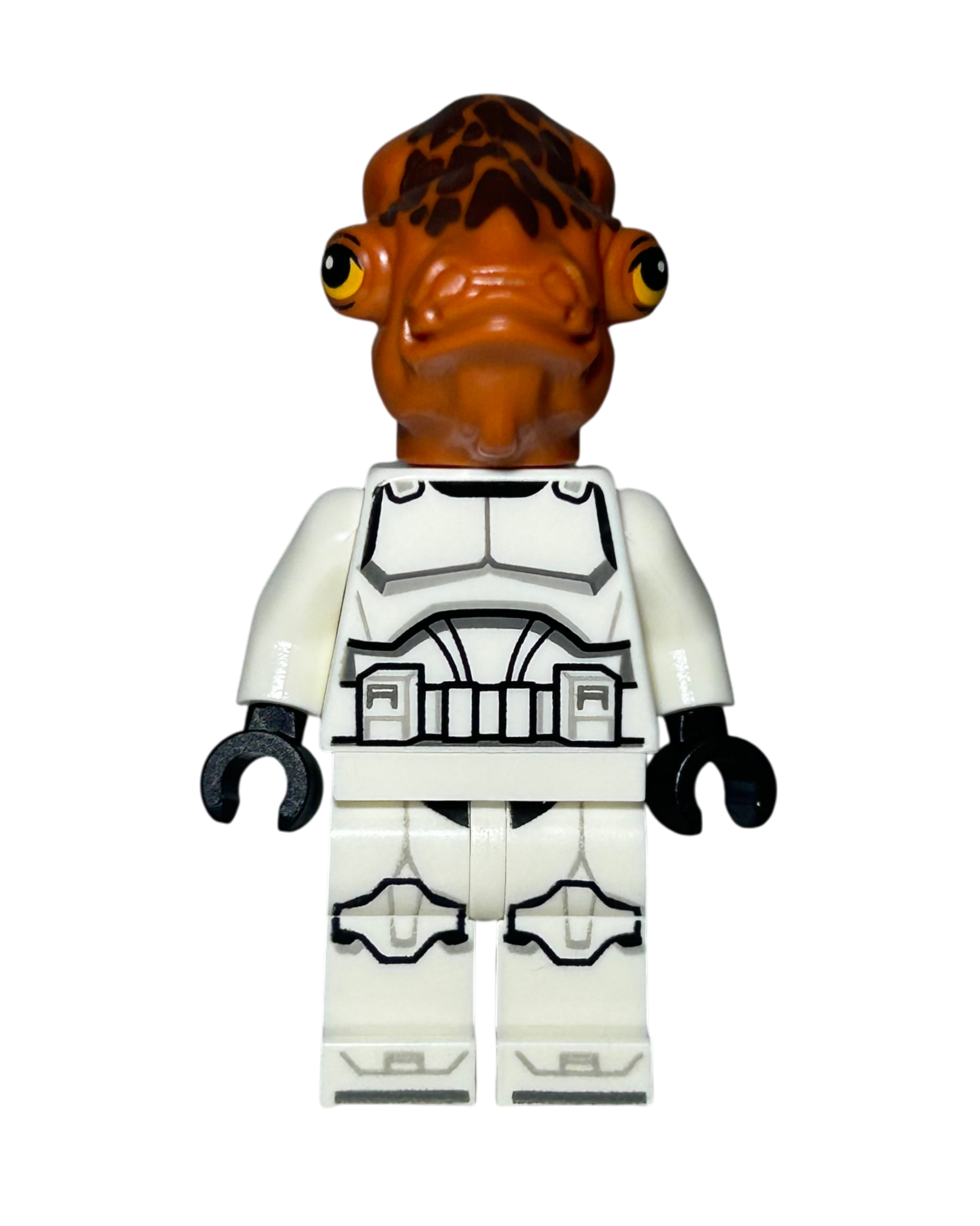 LEGO Star Wars Minifigur Admiral Ackbar Trooper Outfit SW1378 Vorderansicht – Brick2D2