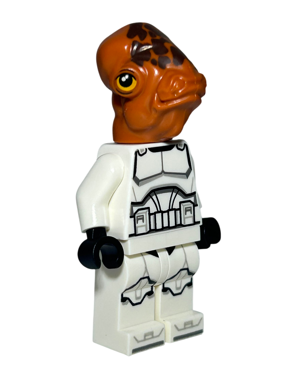 LEGO Star Wars Minifigur Admiral Ackbar Trooper Outfit SW1378 Seitenansicht