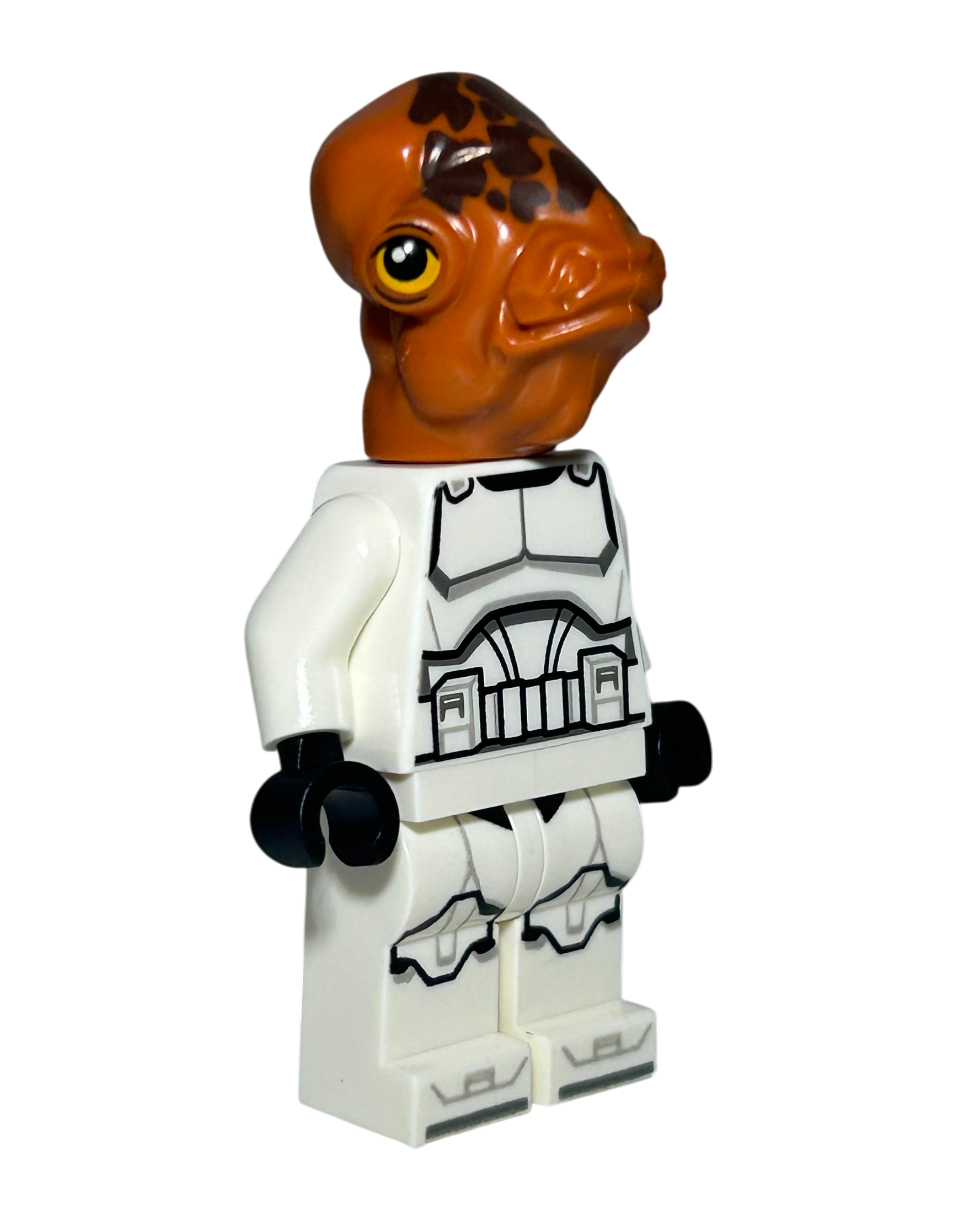 LEGO Star Wars Minifigur Admiral Ackbar Trooper Outfit SW1378 Seitenansicht