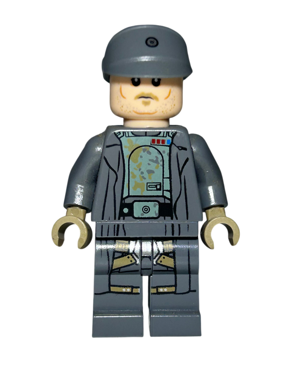 LEGO Star Wars Minifigur Tobias Beckett Mudtrooper Outfit SW0919 Vorderansicht – Brick2D2