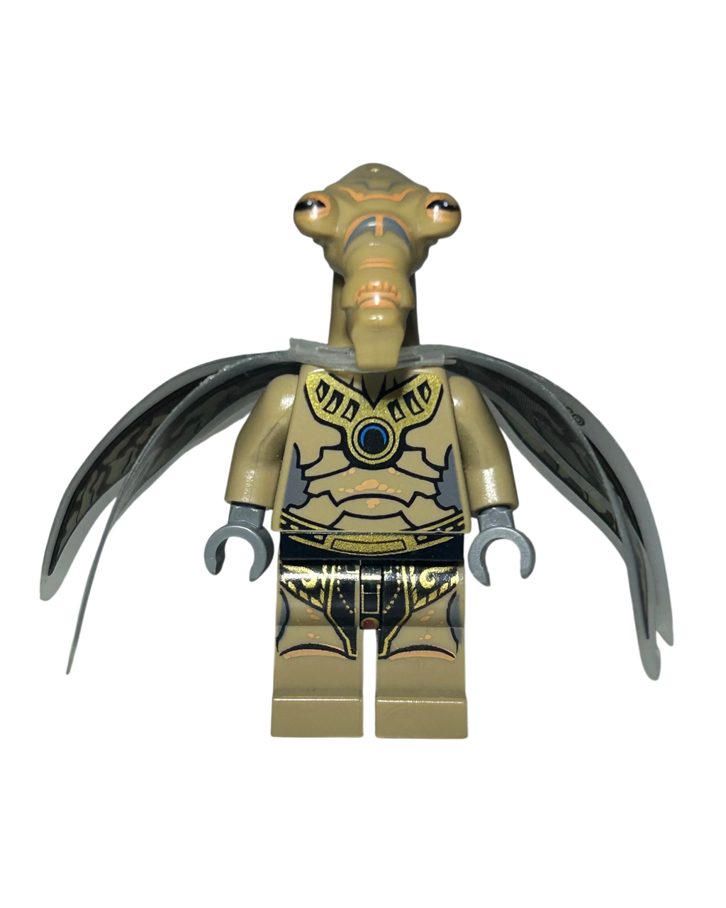 LEGO Star Wars Minifigur Geonosian Warrior mit Flügeln SW0381 Vorderansicht – Brick2D2