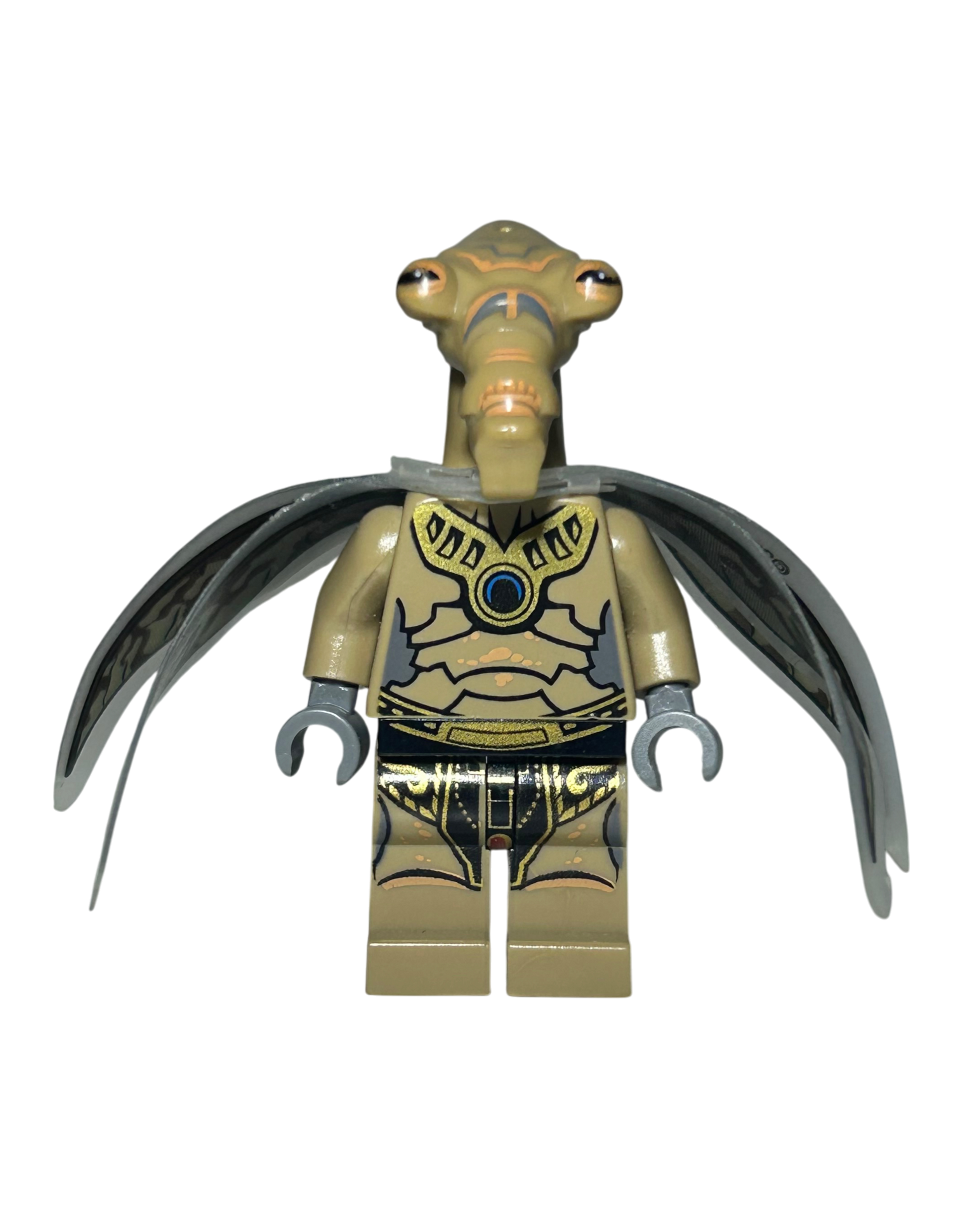 LEGO Star Wars Minifigur Geonosian Warrior mit Flügeln SW0381 Vorderansicht – Brick2D2