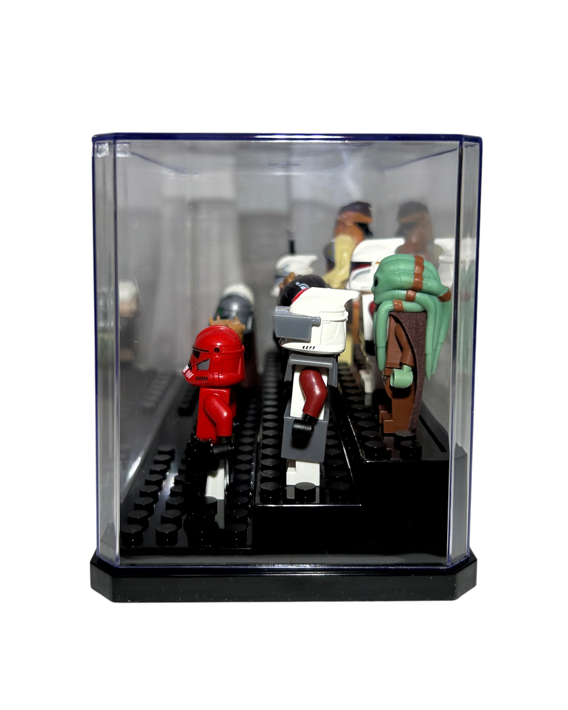 Minifigur Display Kasten groß LEGO Star Wars Seitenansicht rechts brick2d2