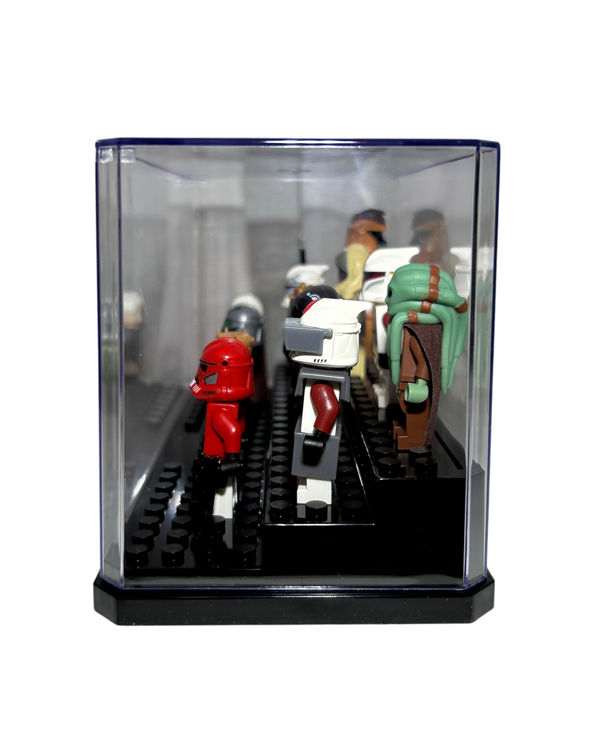 Minifigur Display Kasten groß LEGO Star Wars Seitenansicht rechts brick2d2